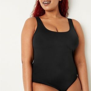 VS PINK black scoop one piece swimsuit XXL NWT